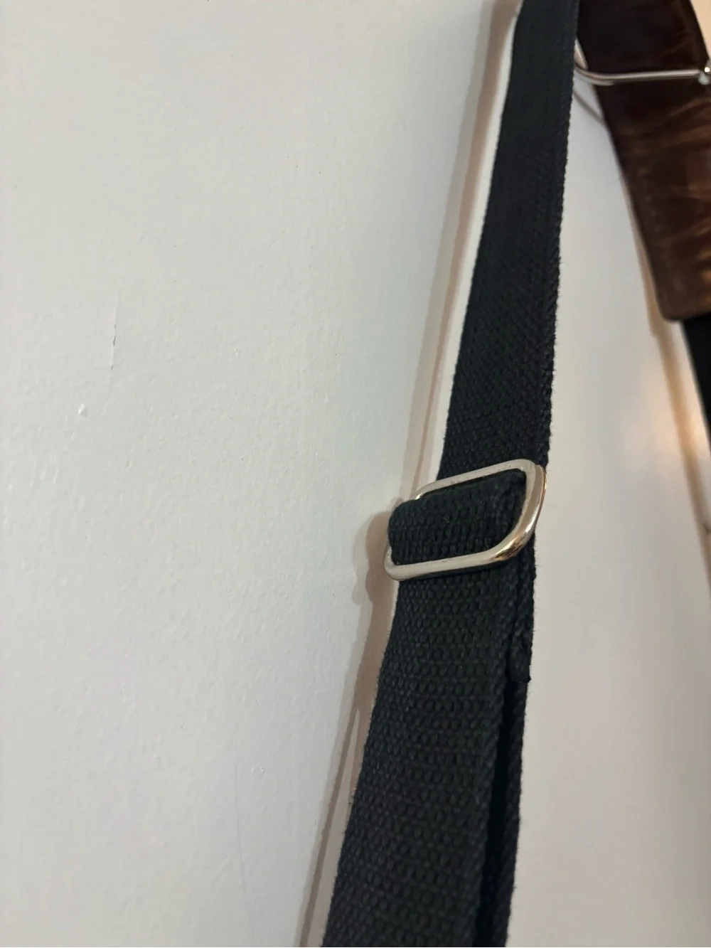 Concrete brown leather